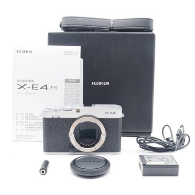 [ Near Mint ] FUJIFILM Mirrorless Digital Camera X-E4 Body Silver  #101404