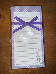 Michael’s Magnetic List Pad~80 Sheets~ Purple