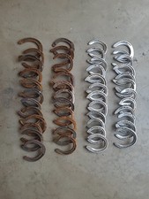 Used Horseshoes From Oklahoma Qty. 48 Aluminum And Steel.