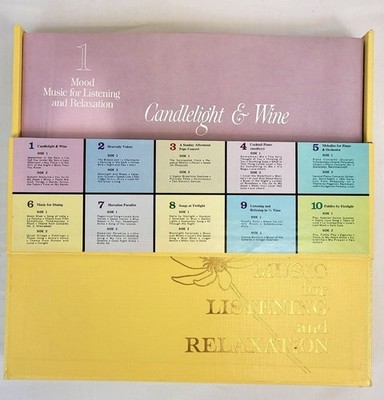 Readers Digest Mood Music for Listening and Relaxation 10 LP Box