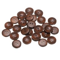 "30 StüCk NäHknöPfe 4/5\" (20Mm) 2 LöCher FüR Kleidung Diy, Mittelbraun"