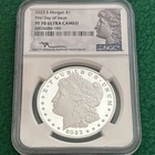 2023 S Morgan Silver Dollar - FDOI PF 70 Ultra Cameo - John Mercanti Hand Signed