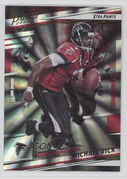 2022 Panini Prestige Xtra Points Sunburst Michael Vick #19 19di