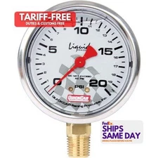 Quickcar 56-0021, One Chrome Steel 0-20 Liquid Head Only Performance Racing Part