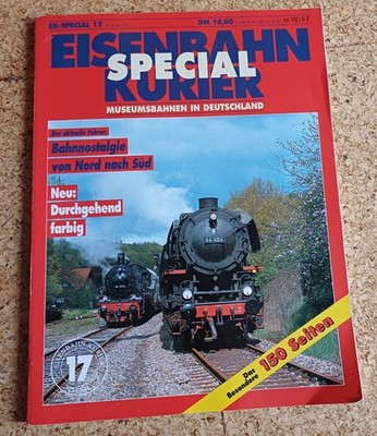 Eisenbahn-Kurier Special/Sonderausgabe, Museumsbahnen in Deutschland