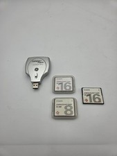 Compact Flash Card Reader/writer USB With 3 Canon Compact Flash Cards