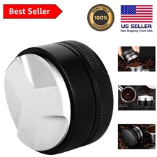 Versatile 58mm Espresso Distributor - Durable Black and Stainless Steel Design