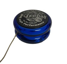 Vintage Yomega Blue Fireball High Performance Yo-Yo Original