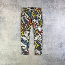 Love Moschino All-Over Comics Printed Slim Fit Pants