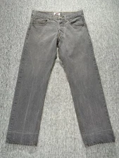 Vintage Levis 501 Jeans Mens 32 x 30 Grey Denim Pants Button-Fly Made In USA