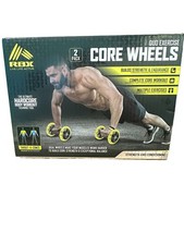 RBX Core Wheels Duo 2-Pack Ab Roller Wheels w...