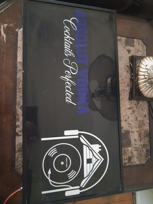ABSOLUT VODKA NEON SIGN  24×12 UNTESTED