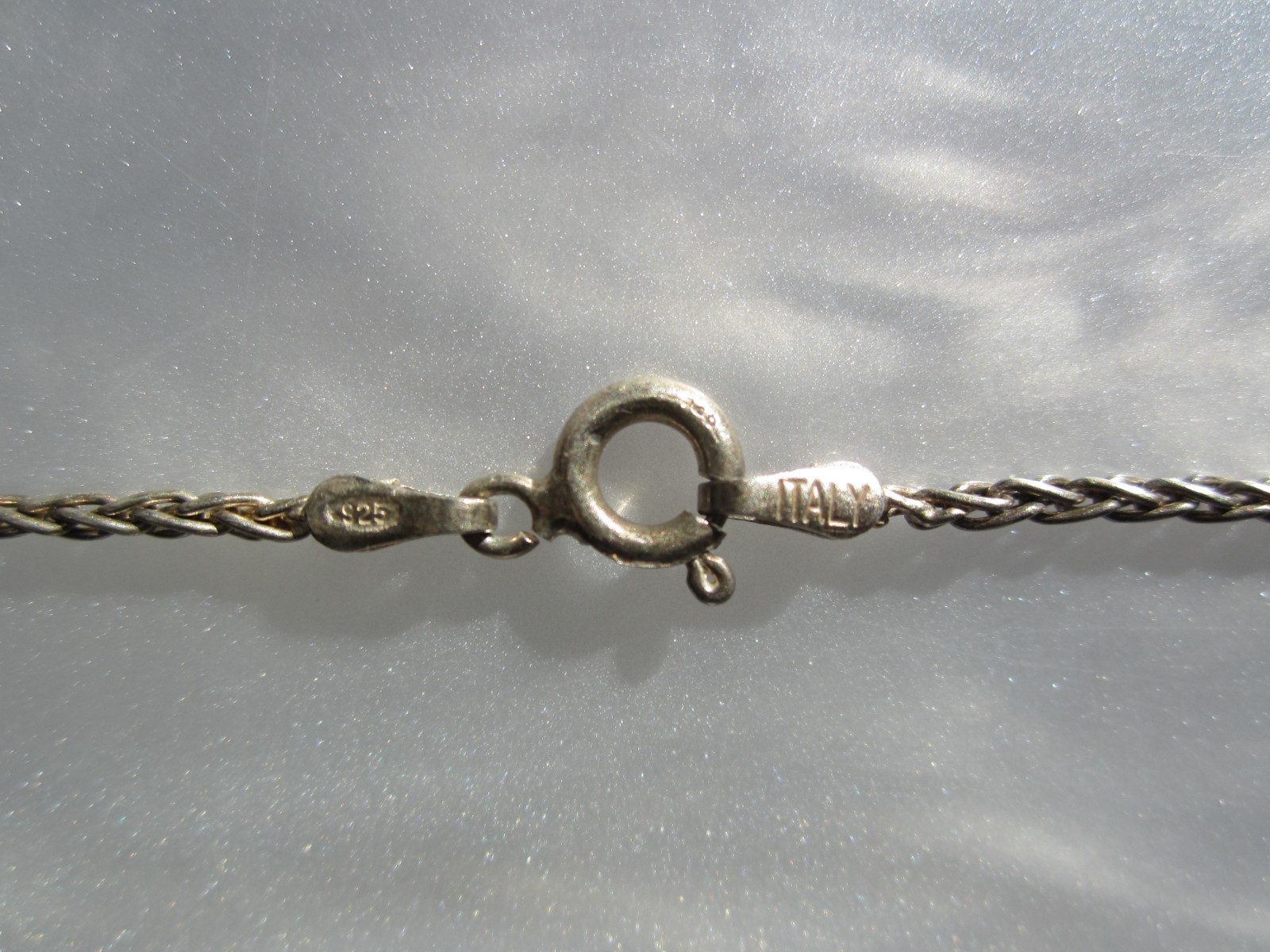 ANTIQUE SOLID STERLING SILVER GENUINE NATURAL GRE… - image 11