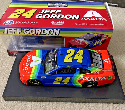 #24 JEFF GORDON AXALTA IRACING NORTH WILKESBORO 2020 CAMARO 1/24 AUTOGRAPHED