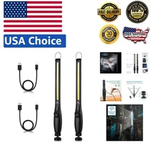 Portable 3300mAh Magnetic Work Light - 360° Rotation & Inspection Light (2 Pack)