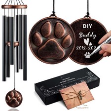 Gabzart Dog Memorial Gifts for Loss of Dog, 34" Pet Memorial Wind Chimes, Pet