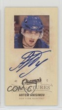 2009-10 Upper Deck Champ's Mini Signatures Artem Anisimov #CS-AA Auto hg6