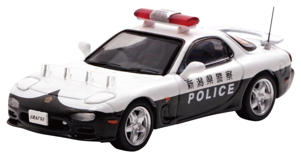 RAI'S 1/64 Mazda RX-7 FD3S Niigata Police Traffic Unit Car