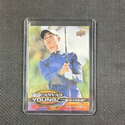 2026 Upper Deck UD Canvas Young Guns #C65 Nelly Korda Golf Trading Card