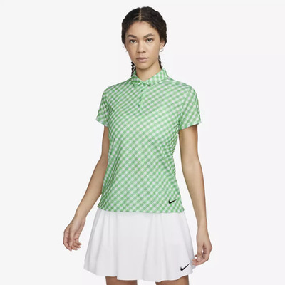 NIKE GOLF VICTORY POLOSHIRT OBERTEIL DAMEN UK S ''SPRING GREEN'' - DQ6642 800