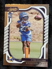 2022 Panini Absolute Football Kyren Williams Rookie Card No. 182 Running Back Ra