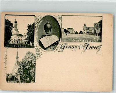 13505003 - 2942 Jever Vorlaeufer Schloss Bismarckecher Marktplatz Kirche