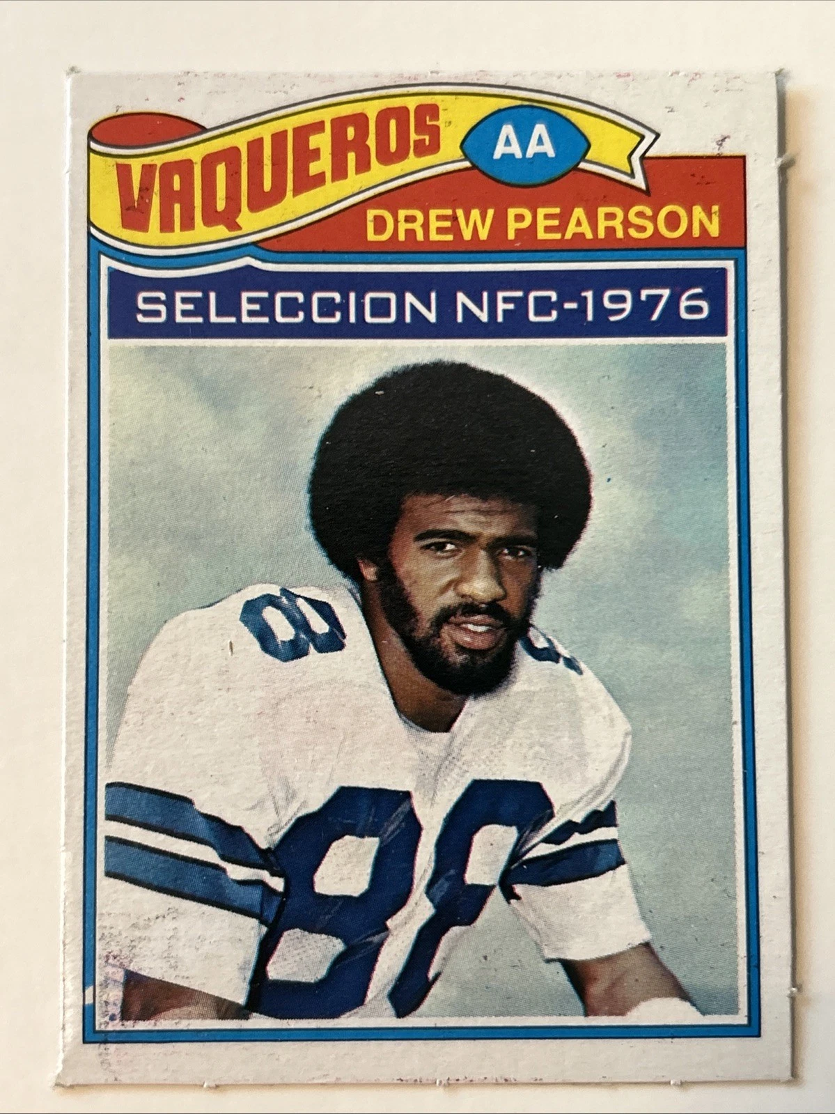 1977 Topps Mexican #130 Drew Pearson Dallas Cowboys