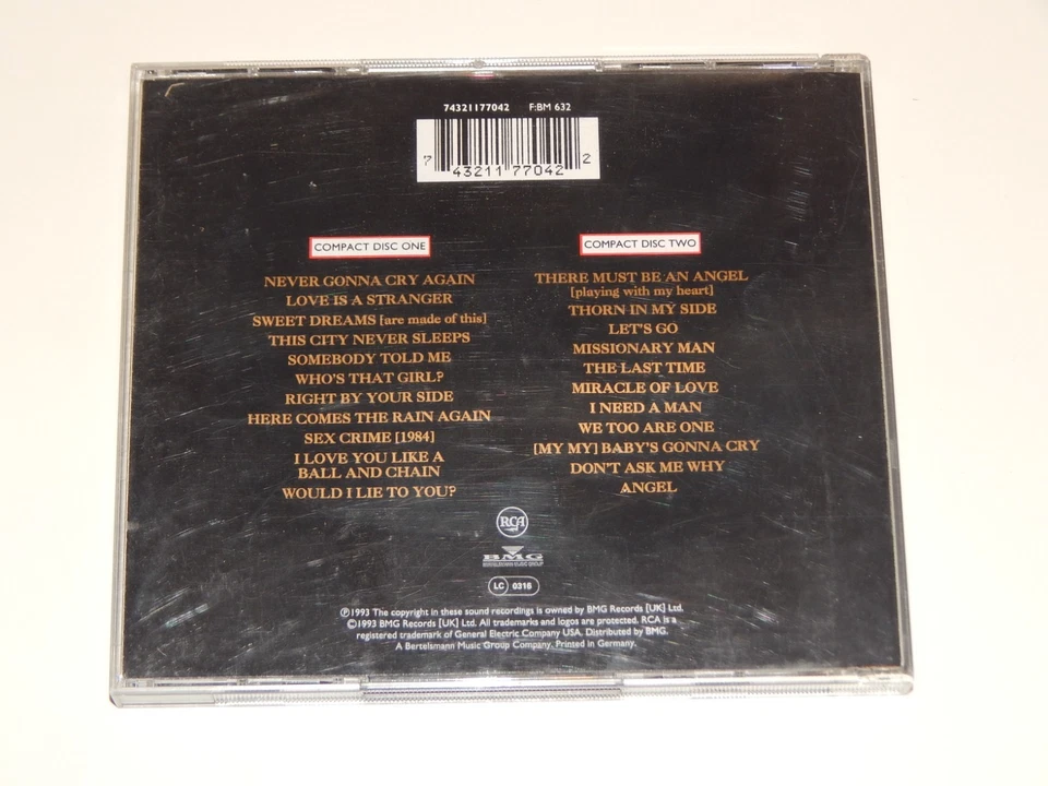 Eurythmics - Live 1983-1989 / Doppel CD  TOP Zustand - Bild 2 von 3