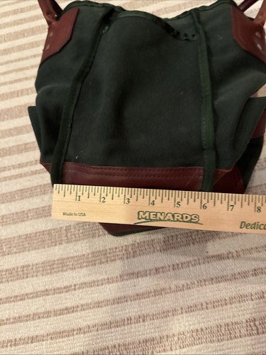 JW Hulme Canvas und Leder Beuteltasche US FOREST SERVICE Emblem EUC - Bild 18 von 19