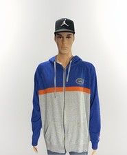 Vtg Florida Gators Hoodie Men  s XXL Colosseum Full Zip Blue Gray NCAA