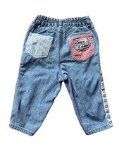 VTG 1998 Baby Gap Jeans XL 18-24M Schoolhouse Alphabet Gingham Y2K Denim