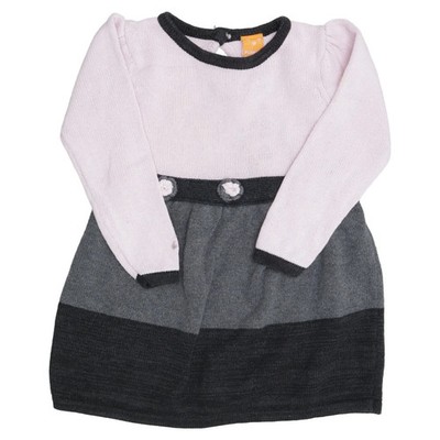 Pusblu, Kleid, Größe: 86, Pink/Grau/Mehrfarbig, Baumwolle, Sonstiges #PEF