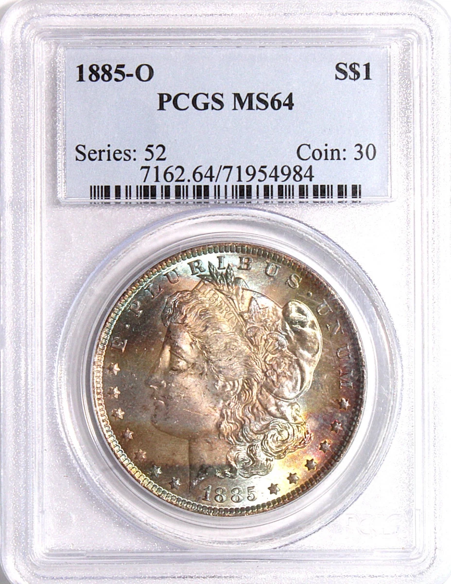 Uncirculated Silver 1885 Year Morgan US Dollars (1878-1921) for