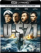 U-571 - 4K Ultra HD + Blu-ray + Digital 4K UHD Blu-ray  NEW