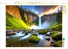 CALVENDO Puzzle Wasserfallfluss Verborgenes Hochland 1000 Teile Lege-Gr e 6