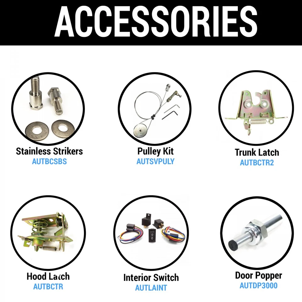 Pequeños pestillos de puerta con garra de oso eléctrico con controles remotos ltr ratrod dune buggy hemi 427 Foto 3 de 4