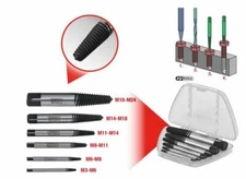KS Tools Screw Extractor Set, 6-Piece, 150.1330 Left Hand Drive