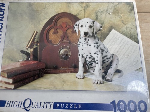 Clementoni Jigsaw Puzzles 1000 Piece Dalmatian New Sealed Some Damage To Box - Picture 9 of 10