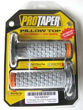 Pro Taper Pillow Top Grey / Orange Twist Throttle Grips KTM SX XC EXC SXF XCF