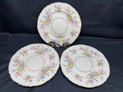 Federal ''BRIARCLIFF'' Federal Shape ~ USA ~ Set of 3 ~ Dinner Plates ~ 10''