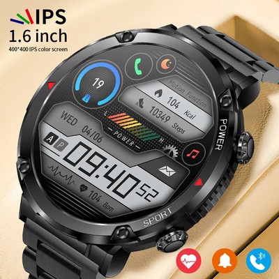 Smart Watch 1.6 Inch Full Touch Bracelet Fitness Tracker Watches Bluetooth Call