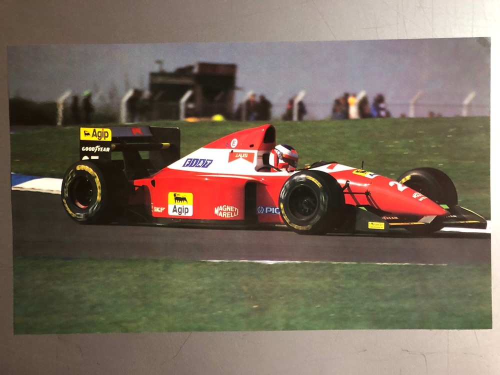 1994 Jean Alesi’s Ferrari Formula 1 Race Car Print, Picture, Poster RARE! L@@K!