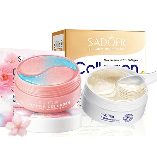 60pz/scatola SADOER Sakura Collagene Maschera Occhi Anti Occhiaie Occhi Sacchetto Rimozione - Foto 11 di 11