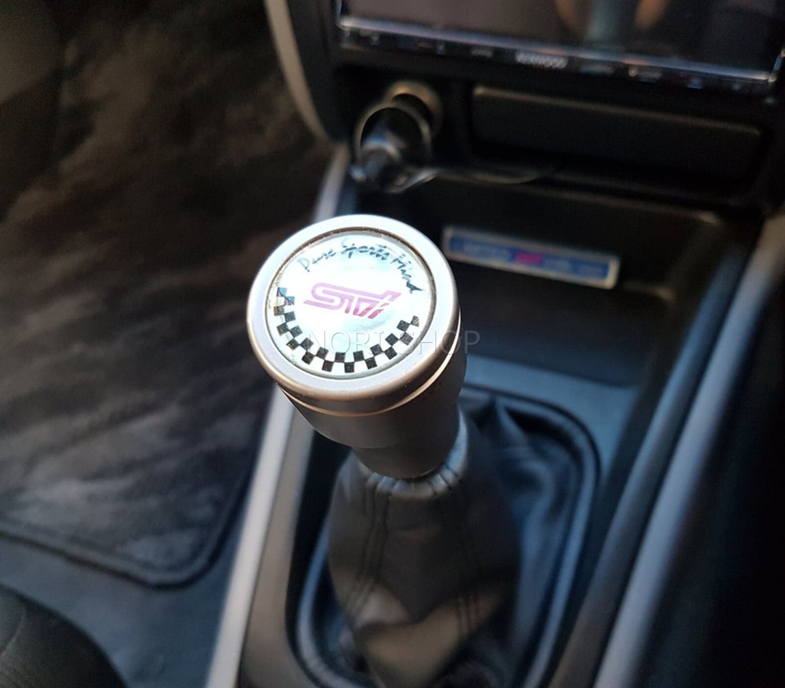 SUBARU Impreza Titanium Piston Gear Shift Knob 5 Speed for GC8 GF8 WRX