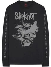 Slipknot Subliminal Verses Black Long Sleeve Shirt NEW OFFICIAL