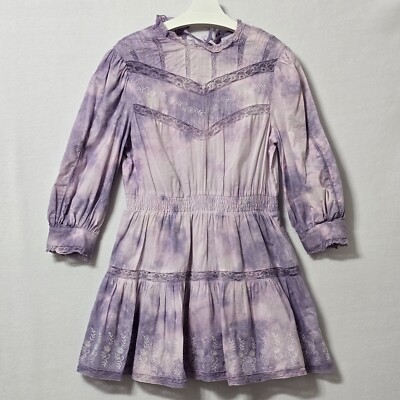 LoveShackFancy x Target Pintuck Yoke Mini Dress Sz M Tie Dye Purple Lace Ruffle | eBay LoveShackFancy x Target Pintuck Yoke Mini Dress Sz M Tie Dye Purple Lace Ruffle | eBay