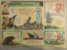 Strange As It Seems: NY Grand Central Station Cat Man Cardinals by Hix from 1951