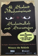 A Tribe Called Quest ALI SHAHEED MUHAMMAD PROMO POSTER for 2003 CD USA 11 x 17