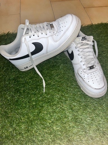 air force bianche con logo nero