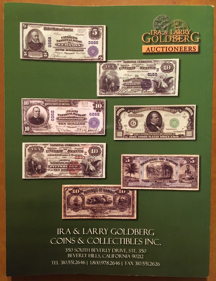SEPTEMBER 2005 GOLDBERG PRE LONG BEACH AUCTION SALE CATALOGUE